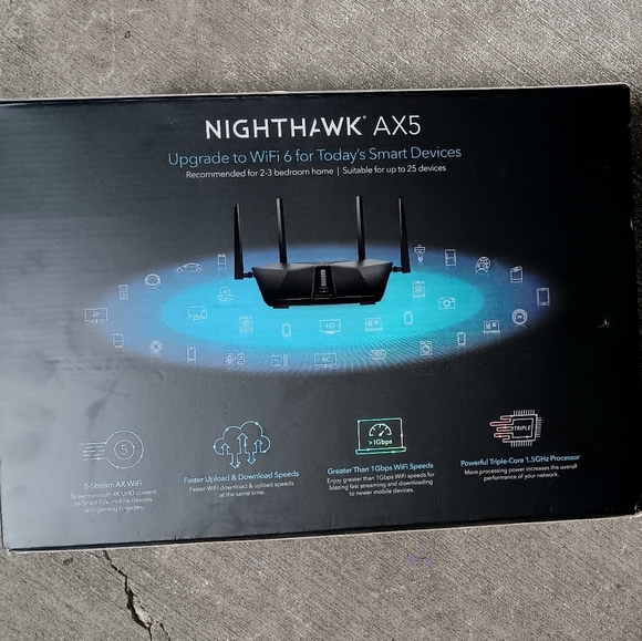 Brand New Sealed Netgear Nighthawk AX5 AX4200 WiFi 6 Router - RAX43 - Picture 2 of 8